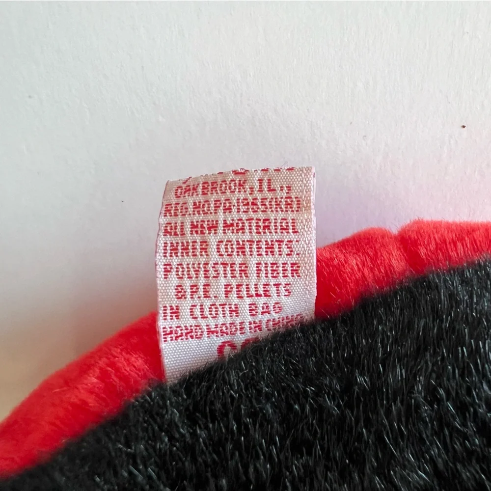 Vintage Beanie Buddy Lucky the Ladybug 1999 Ty